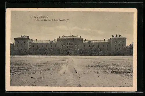 AK Rendsburg, Infanterie-Kaserne
