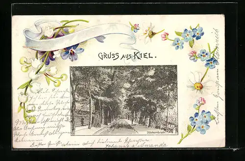 Lithographie Kiel, Düsternbrook