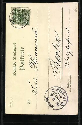 Lithographie Köln a. Rh., Totalansicht vom Dom