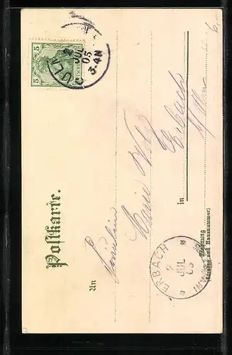 Lithographie Ulm, Darstellung vom Münster