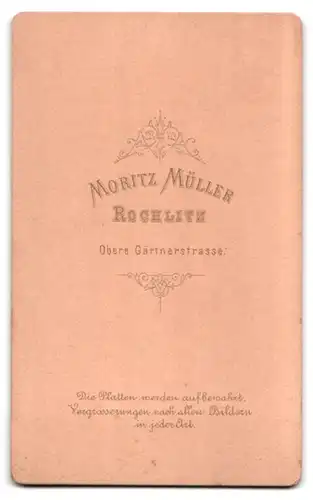 Fotografie Moritz Müller, Rochlitz, Obere Gärtnerstrasse, Junge Dame im modischen Kleid