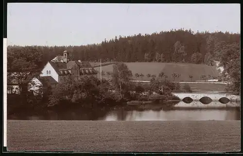 Fotografie Brück & Sohn Meissen, Ansicht Grillenburg, Blick auf das Jagdschloss Grillenburg