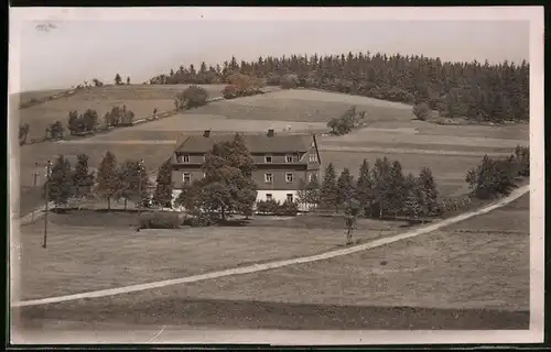 Fotografie Brück & Sohn Meissen, Ansicht Schellerhau im Erzg., Blick auf das Haus Rese