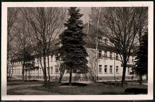 Fotografie Brück & Sohn Meissen, Ansicht Hubertusburg, an der Landesanstalt, Krankenhaus Block 100
