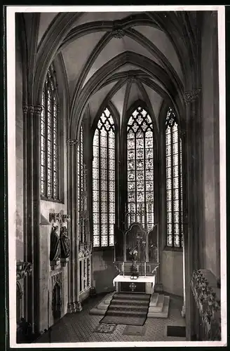 Fotografie Brück & Sohn Meissen, Ansicht Meissen i. Sa., Blick auf den hohen Chor im Meissener Dom