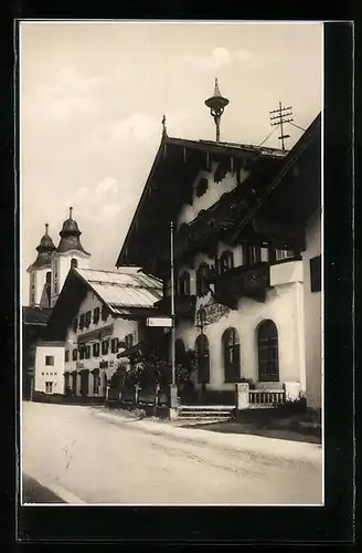 AK St. Johann, Hotel Bär von Josef Grander