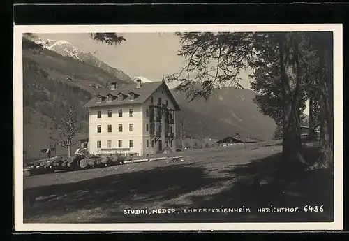 AK Neder /Stubai, Lehrerferienheim Habichthof