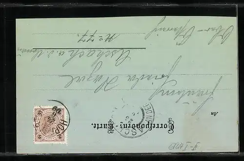 Mondschein-AK Hopfgarten, Ortsansicht im Vollmondlicht