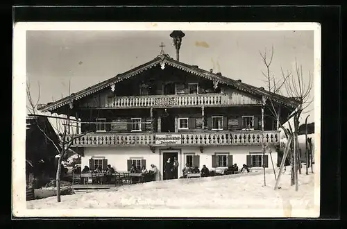 AK Kirchberg, Gasthaus Scholl im Spertental