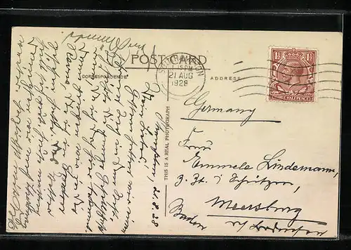 AK Southampton, Strassenbahn in der High Street