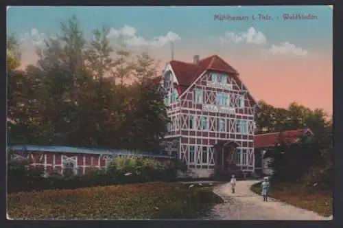 AK Mühlhausen /Thür., Hotel und Pension Waldfrieden