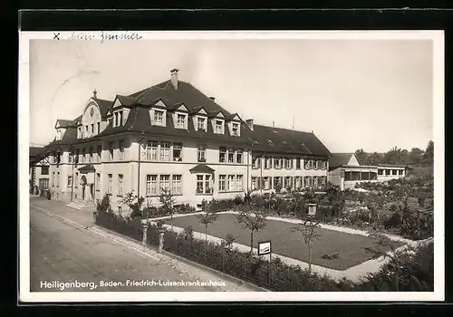 AK Heiligenberg /Baden, Friedrich-Luisenkrankenhaus