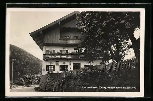 AK Unterwössen, Gasthaus a. Daxenberg