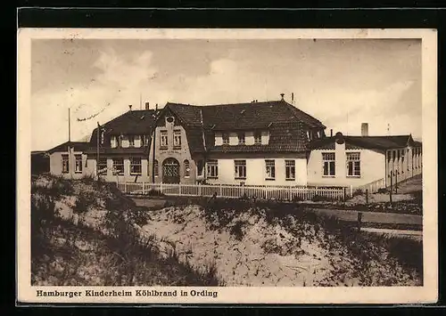 AK Ording, Hamburger Kinderheim Köhlbrand