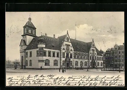 AK Wesel, Kaiserliches Post-Amt