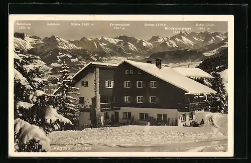 AK Sonthofen, Berggasthaus Allgäuer Berghof