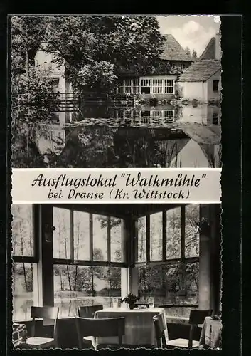 AK Dranse, Ausflugslokal Walkmühle