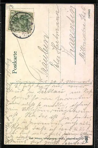 AK Trittau, Ortspartie an der Kirche