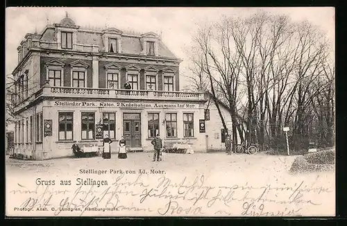 AK Hamburg-Stellingen, Gasthaus Stellinger Park von Ad. Mohr