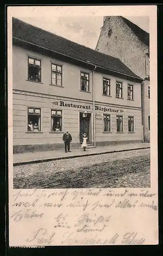 AK Zerbst, Restaurant Bürgerhaus