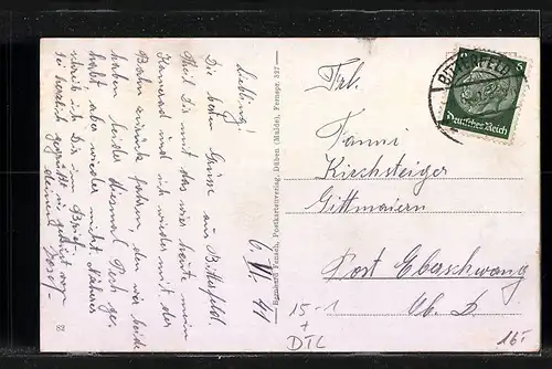 AK Bitterfeld, Ballon Bitterfeld, Markt, Bahnhof, Rosengarten