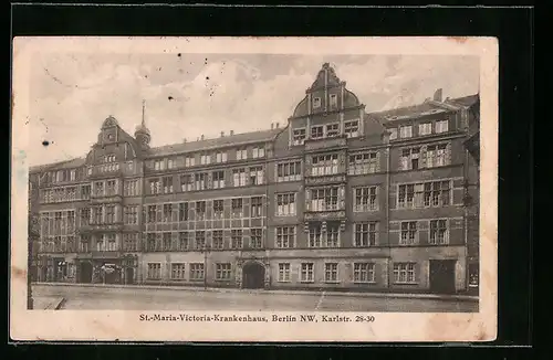 AK Berlin, St.-Maria-Victoria-Krankenhaus, Karlstrasse 28-30