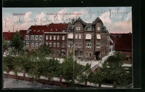 AK Bitterfeld, Konditorei und Cafe Rossmanit am Ratswall