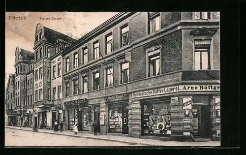 AK Bitterfeld, Geschäfte in der Kaiser-Strasse
