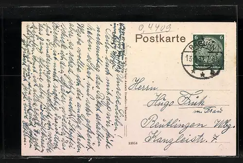 AK Raguhn i. A., Partie in der Schlossstrasse