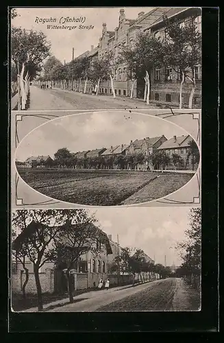 AK Raguhn i. A., Witteberger Strasse, Strassenpartie