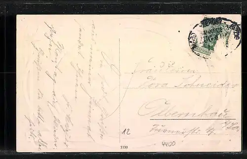 Präge-AK Bitterfeld, Hotel Kaiserhof