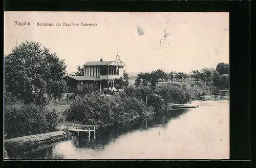 AK Raguhn, Bootshaus des Raguhner Ruderklub
