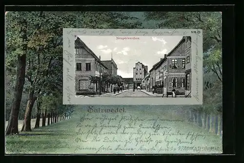 AK Salzwedel, Motiv mit dem Neuperverthor