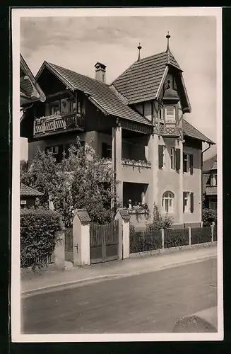 AK Füssen i. Allgäu., Hotel-Pension Haus Scheicher