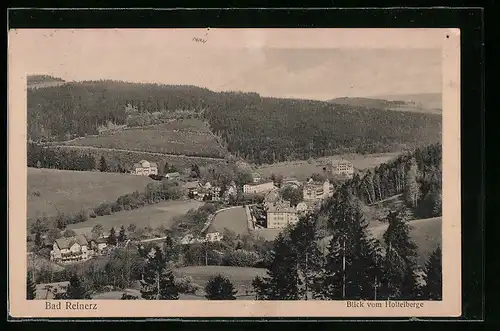 AK Bad Reinerz, Blick vom Holteiberge