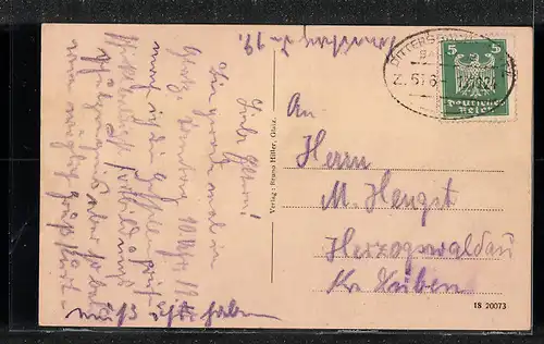 AK Glatz, Partie an der Neisse