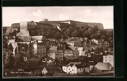 AK Glatz, Blick auf die Festung