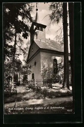 AK Bad Kudowa, Evangelische Kapelle a. d. Schlossberg