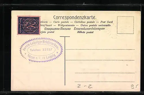 Präge-AK Briefmarken und Wappen Österreichs, mit Schwalben auf einer Telegraphenleitung