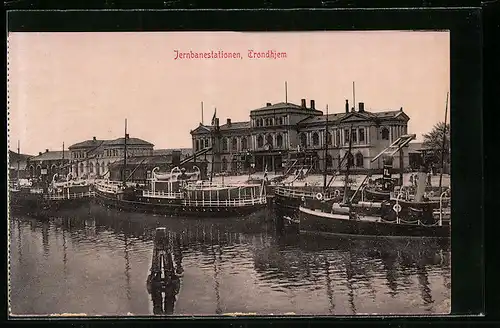 AK Trondhjem, Jernbanestationen