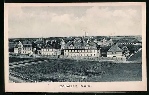 AK Eschweiler, Kaserne aus der Vogelschau