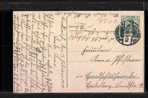 AK Karlsruhe, Partie der Westendstrasse