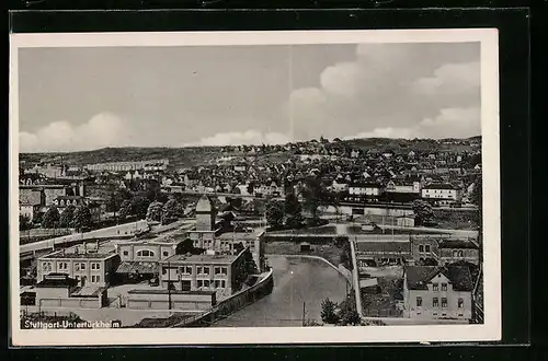 AK Stuttgart-Untertürkheim, Teilansicht