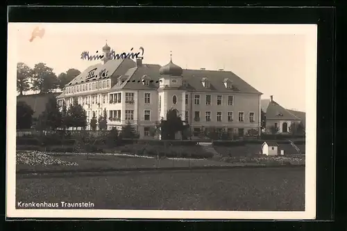 AK Traunstein, Städt. Krankenhaus aus der Ferne