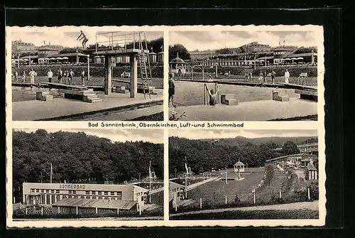 AK Obernkirchen, Schwimmbad Bad Sonnenbrink in versch. Ansichten