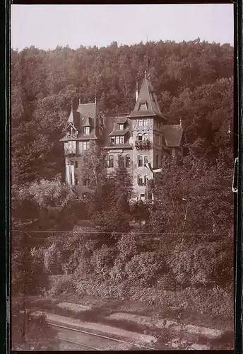 Fotografie Brück & Sohn Meissen, Ansicht Meissen i. Sa., Partie mit Blick auf das Waldschlösschen