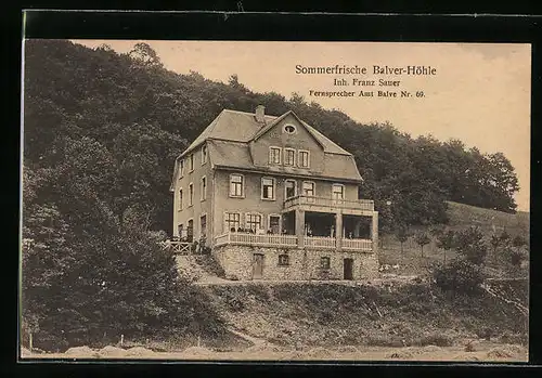 AK Balve, Sommerfrische Hotel Balver-Höhle