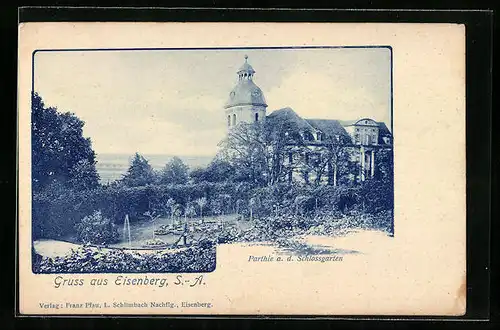 AK Eisenberg S.-A., Parthie auf den Schlossgarten