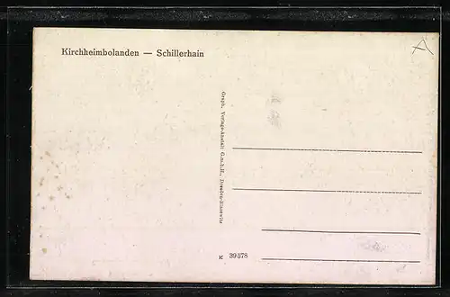 AK Kirchheimbolanden, Turm im Schillerhain