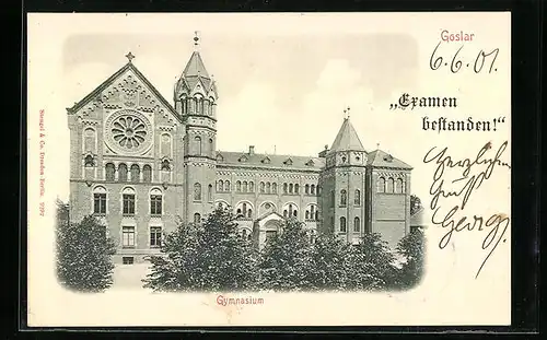 AK Goslar, Gymnasium durch Bäume